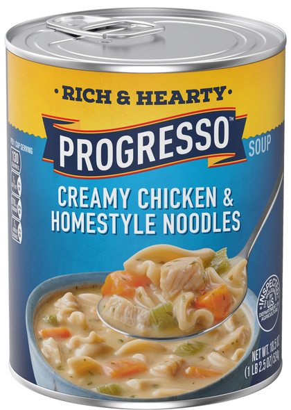 Progresso Rich & Hearty Chicken & Homestyle Noodles Soup