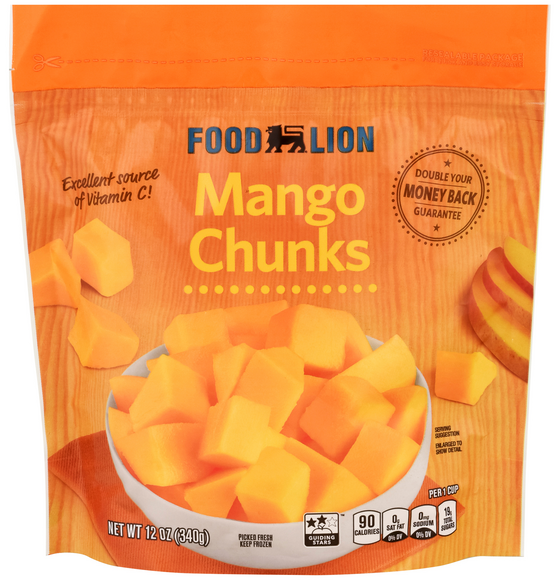 Food Lion Mango Chunks Frozen