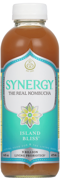 GT's Synergy Island Bliss Raw Kombucha