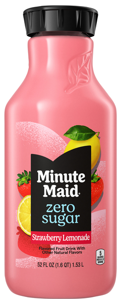 Minute Maid Zero Sugar Strawberry Lemonade Juice