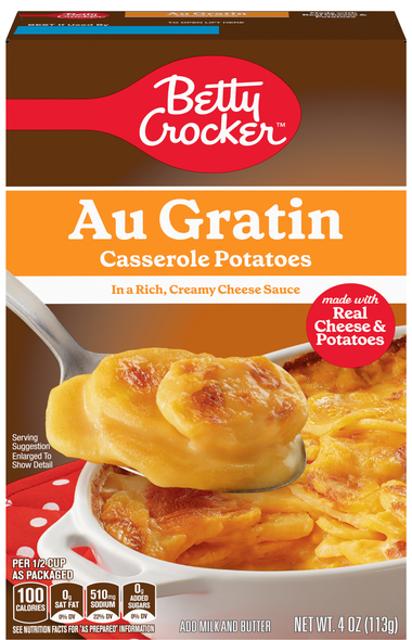 Betty Crocker Au Gratin Casserole Potatoes