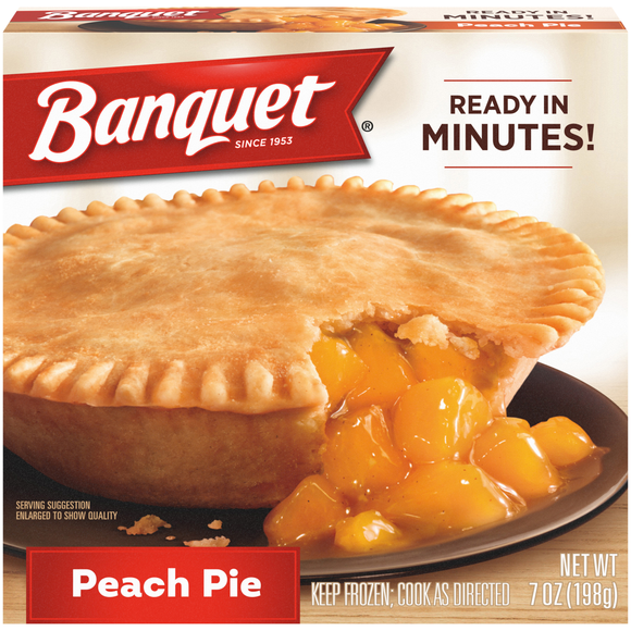 Banquet Peach Pie Frozen