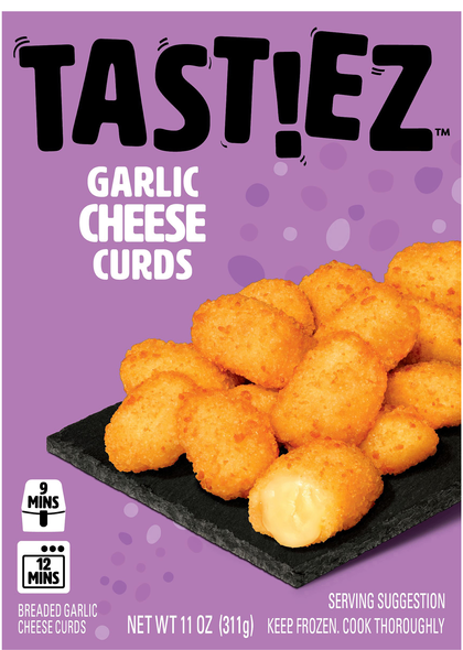 TASTIEZ Garlic Cheese Curds Frozen