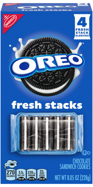 OREO Fresh Stacks Chocolate Sandwich Cookies - 4 ct