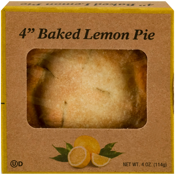 Baked Lemon Pie 4 Inch