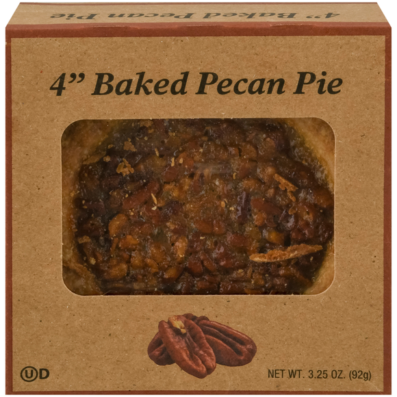Baked Pecan Pie 4 Inch