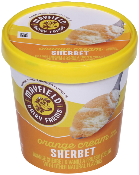Mayfield Dairy Farms Orange Cream Sherbet