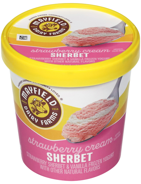 Mayfield Dairy Farms Strawberry Cream Sherbet
