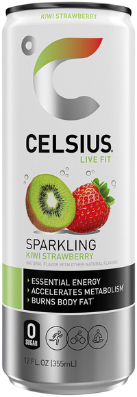 Celsius Live Fit Zero Sugar Sparkling Kiwi Strawberry Energy Drink