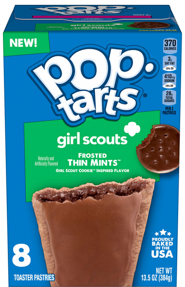 Pop-Tarts Girl Scouts Frosted Thin Mints Toaster Pastries - 8 ct