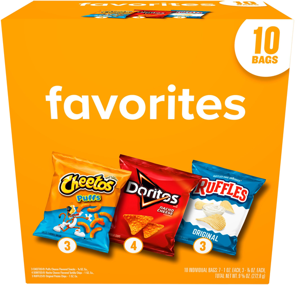 Frito-Lay Favorites Snack Variety Pack - 10 ct