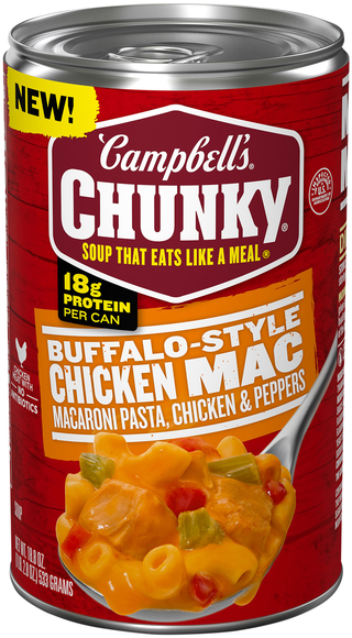 Campbell's Chunky Buffalo-Style Chicken Mac Soup