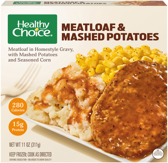 Healthy Choice Meatloaf & Mashed Potatoes Frozen Meal