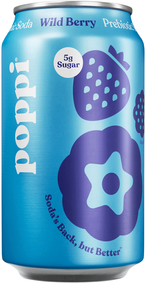 Poppi Wild Berry Prebiotic Soda