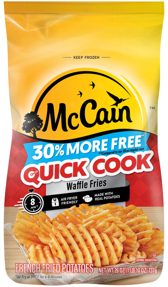 McCain Quick Cook Waffle Fries Frozen
