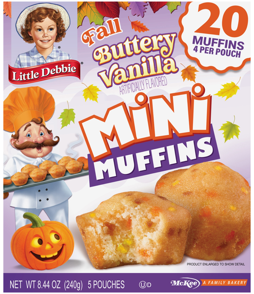 Little Debbie Mini Fall Buttery Vanilla Muffins - 4 ct