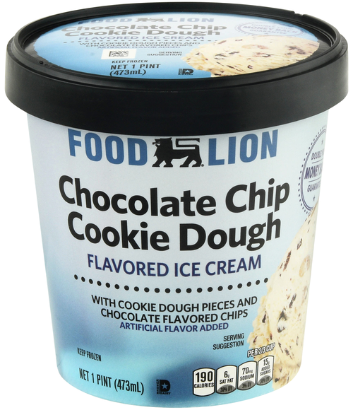 Food Lion Chocolate Chip Cookie Dough Ice Cream