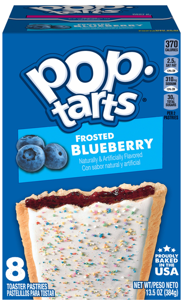 Pop-Tarts Frosted Blueberry Toaster Pastries - 8 ct