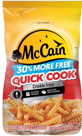 McCain Quick Cook Crinkle Fries Frozen