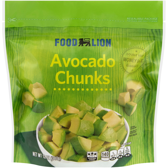 Food Lion Avocado Chunks Frozen