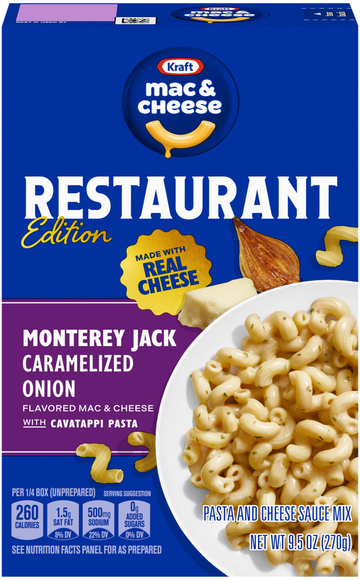 Kraft Restaurant Monterey Jack Caramelized Onion Flavored Mac & Cheese