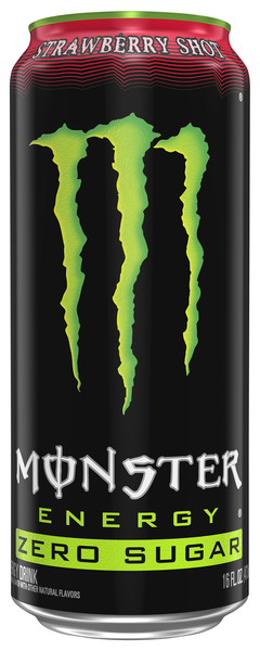 Monster Zero Sugar Strawberry Shot Energy Drink