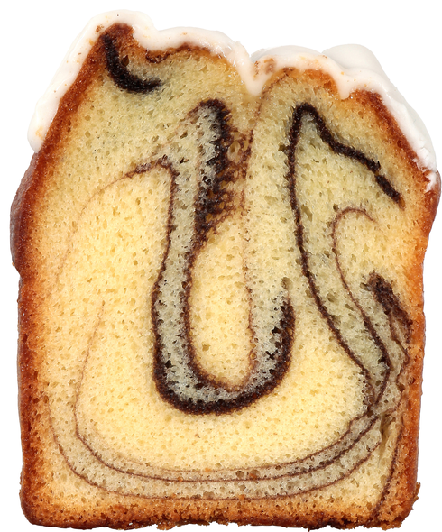 Food Lion Bakery Iced Marble Cream Cake Slice