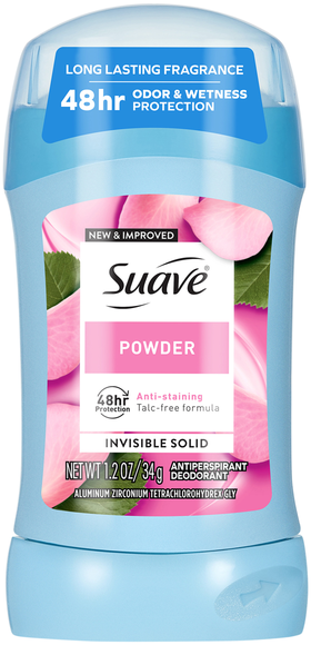 Suave Powder Invisible Solid Antiperspirant Deodorant