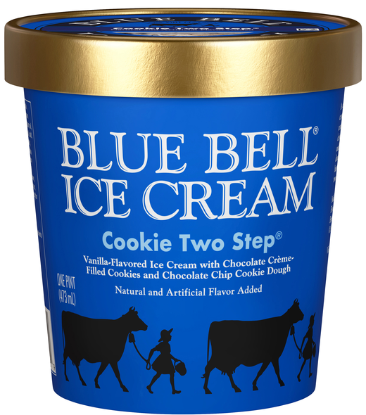 Blue Bell Cookie Two Step Ice Cream