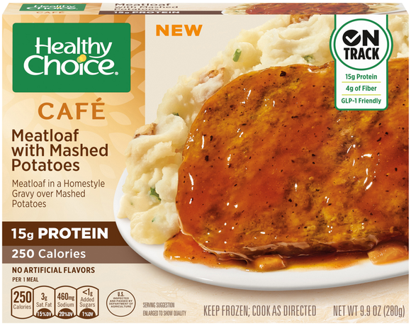 Healthy Choice Cafe Meatloaf with Mashed Potatoes Frozen Meal
