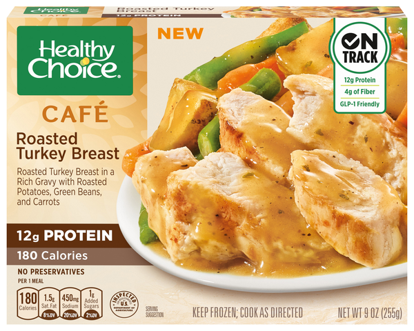Healthy Choice Cafe Roasted Turkey Breast Frozen Meal