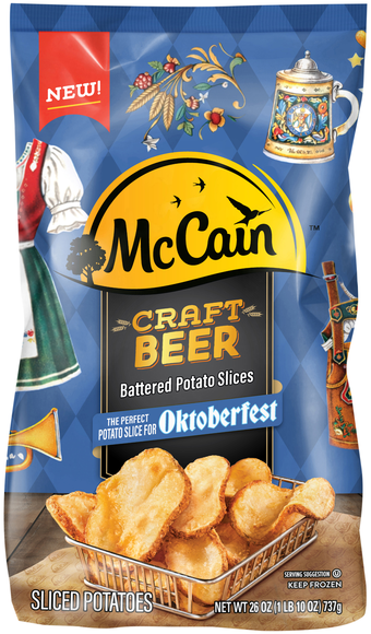 McCain Craft Beer Battered Potato Slices Frozen