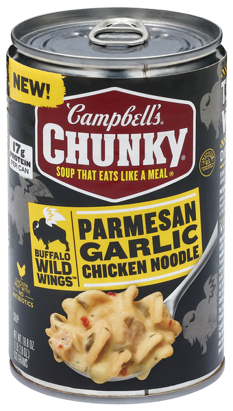 Campbell's Chunky Buffalo Wild Wings Parmesan Garlic Chicken Noodle Soup