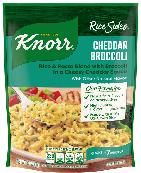 Knorr Rice Sides Mix Cheddar Broccoli