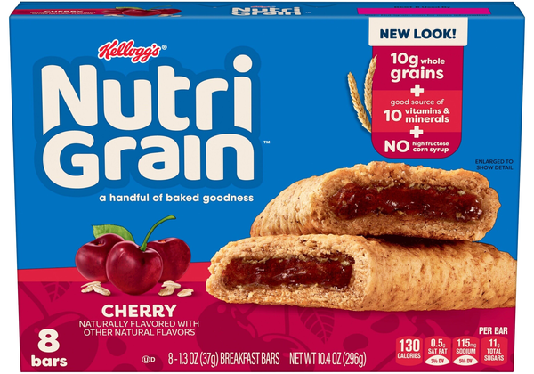 Nutri-Grain Cherry Soft Baked Breakfast Bars - 8 ct