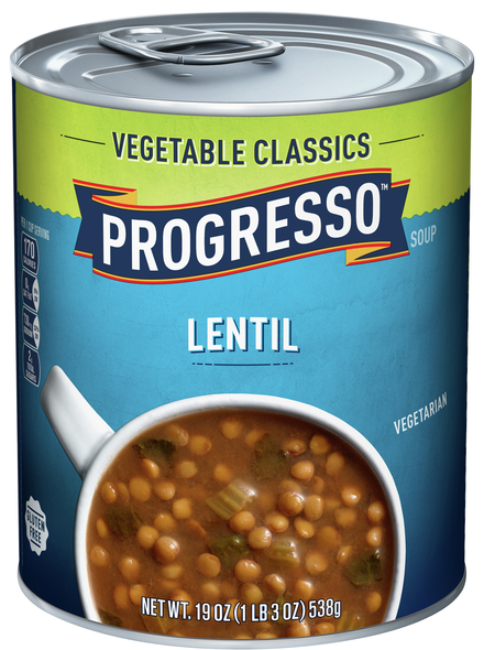 Progresso Vegetable Classics Gluten Free Vegetarian Lentil Soup
