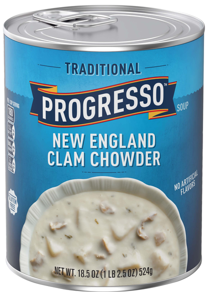 Progresso Traditional Gluten Free New England Clam Chowder Soup