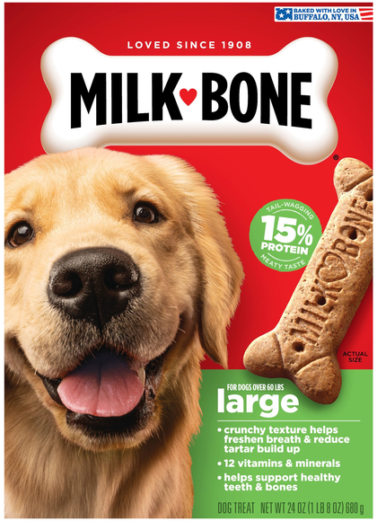 Milk-Bone Original Beef Flavor Large Crunchy Dog Treats
