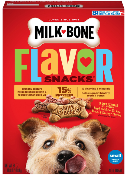 Milk-Bone Flavor Snacks Assorted Flavors Small Dog Treats