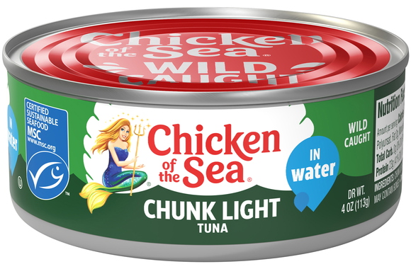 Chicken of the Sea Wild Caught Chunk Light Tuna in Water