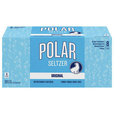 Polar Seltzer Water, 8 pk. 12 oz, bogo free