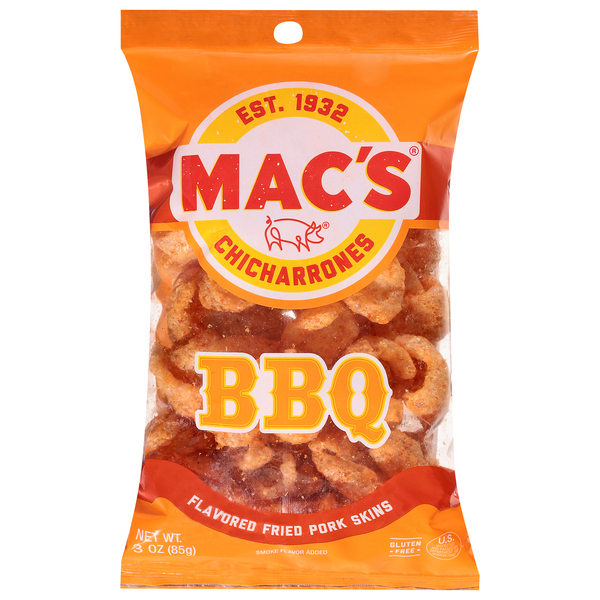Mac's Pork Skins, 3 oz, bogo free