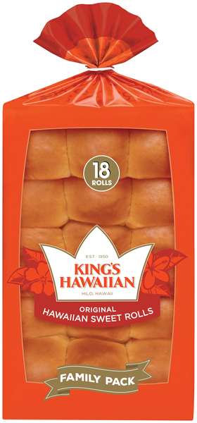 King's Hawaiian Dinner Rolls, 4 ct, bogo free