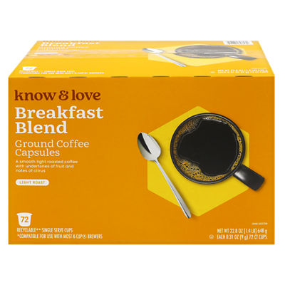 Know & Love or SE Grocers Coffee Pods, 10 ct., bogo free