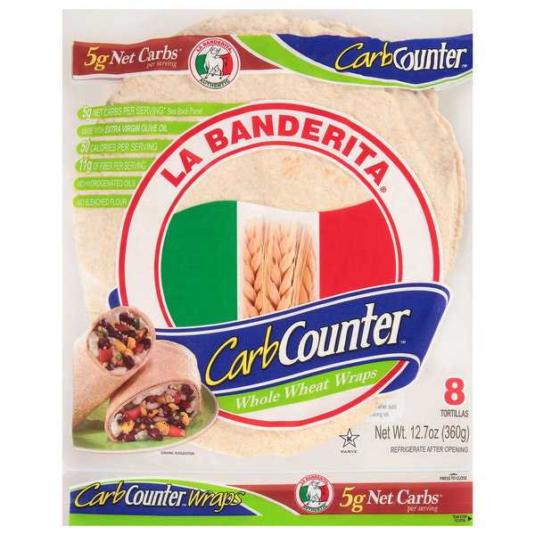 Bush's Refried Beans, La Banderita Carb Counter or Zero Carb Tortillas, 16 oz or 6-14 ct., bogo free