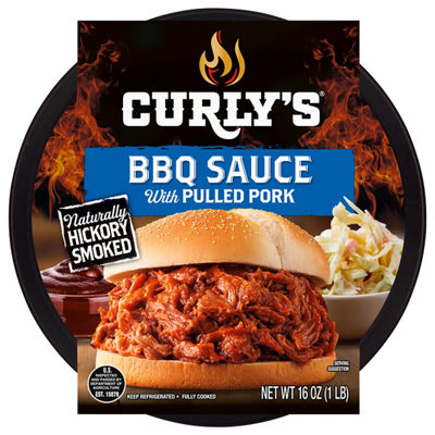 Curly's Pulled Pork or Chicken, 12-16 oz, bogo free