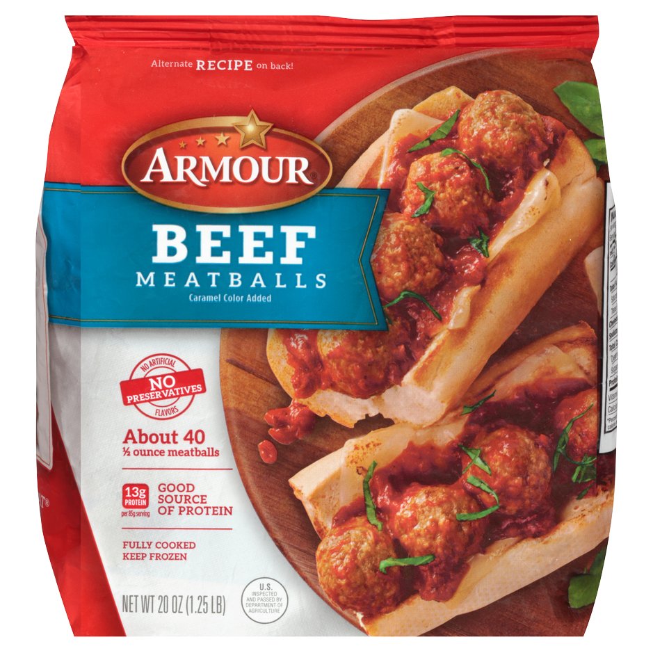 Armour Meatballs or Rao's Pizza, 18-25 oz, bogo free