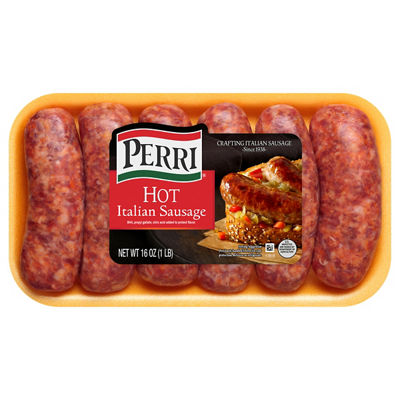 Perri Sausage Hot or Sweet Italian Links, 16 oz, bogo free
