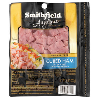 Smithfield Diced or Cubed Ham, 8 oz, bogo free