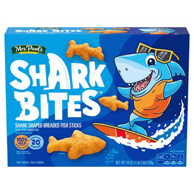 Mrs. Paul's Fish Sticks, Fillets or Shark Bites 18-23 oz, $5.99